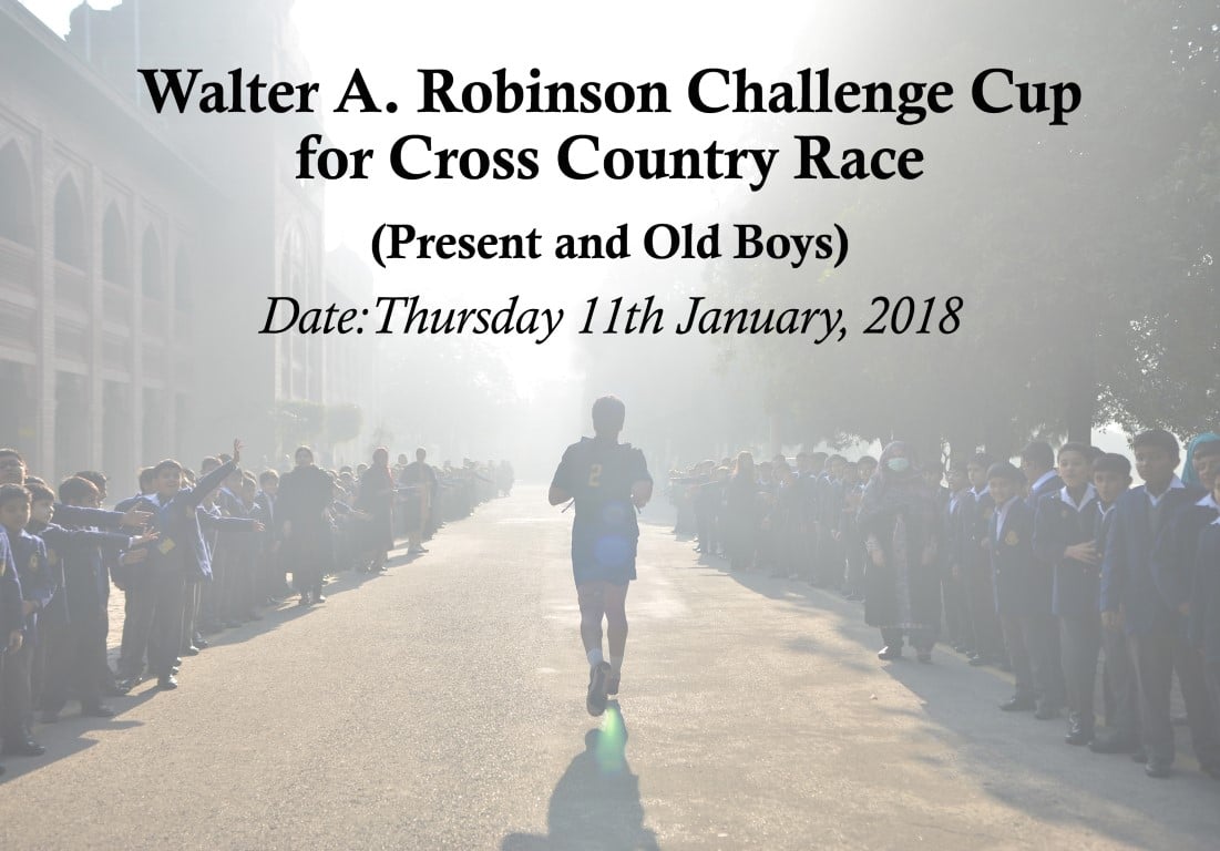 Walter A. Robinson Challenge Cup for Cross Country Race